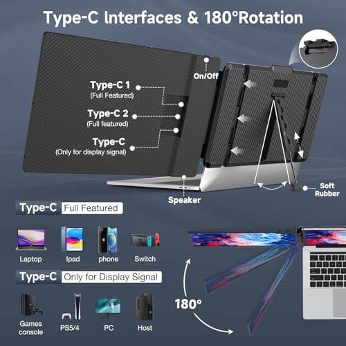 14'' Portable 1080P FHD IPS Laptop Monitor G6225