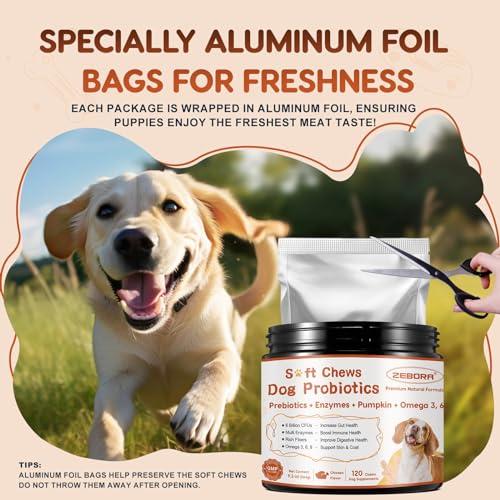 120 Soft Chews Probiotics for Dogs V2074