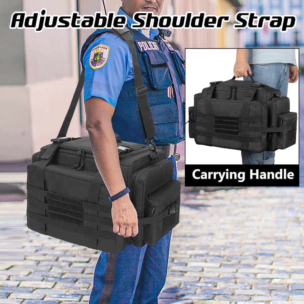Black MOLLE Compatible Patrol Bag O270929