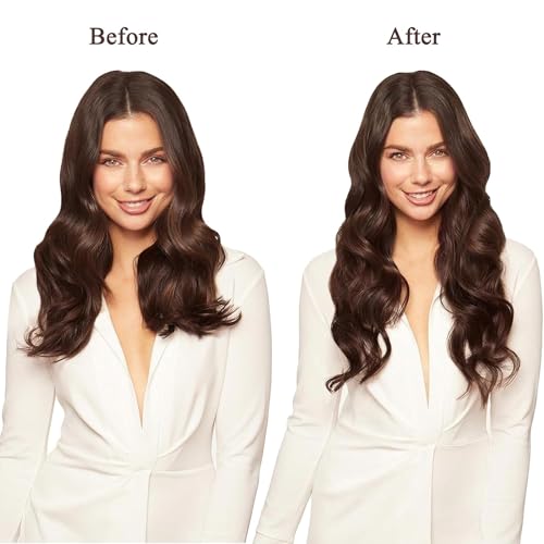 18 Inch 120g 8pcs Dark Brown Clip In Real Human Hair Extensions M719547