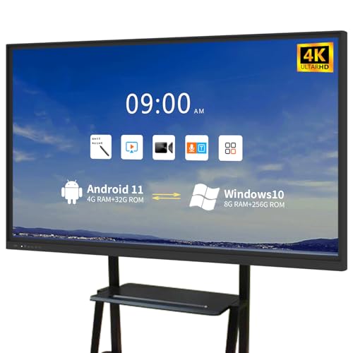 65'' Smart Digital Whiteboard 4K UHD Touchscreen Display A926