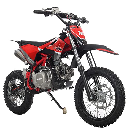 110cc Dirt Bike with Semi-Automatic Transmission, Kick Start, Big 14"/12" Tires U234860