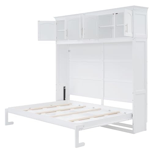 Full Size Murphy Cabinet Bed with Drawer M43136