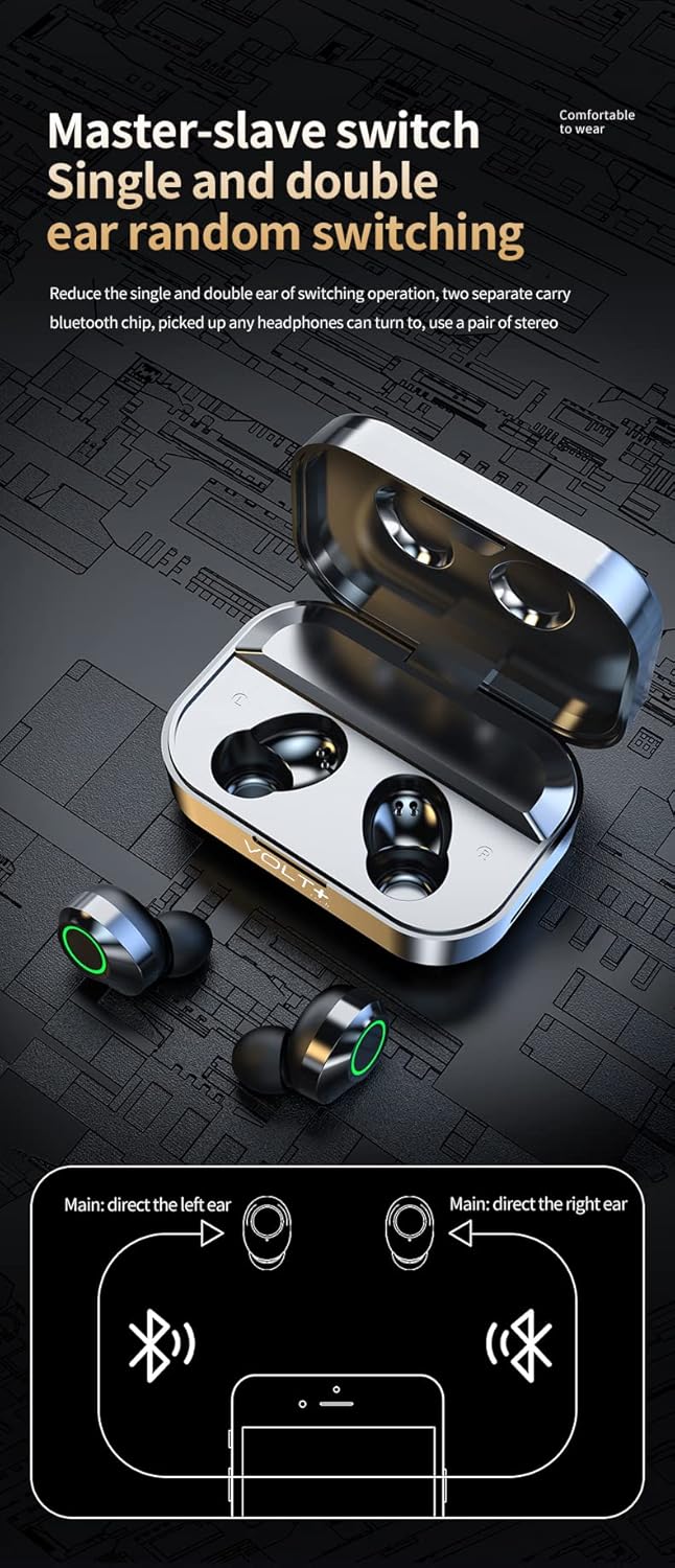 Wireless Earbuds Black IPX4 F994