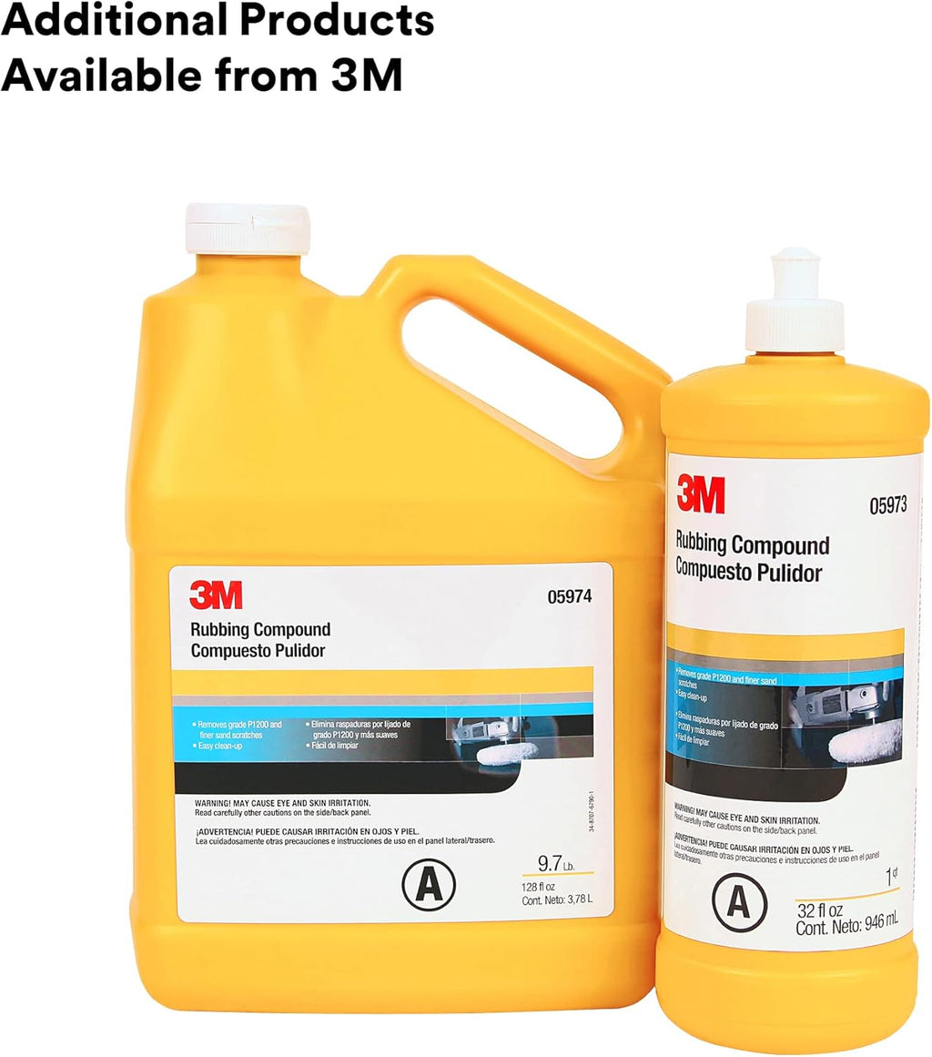3M Rubbing Compound, Liquid Formula, 1 qt (32 fl oz/946 mL) P524004