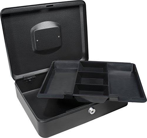 12-Inch Cash Box with Key Lock Q437