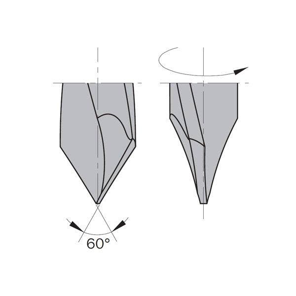 Carbide Straight Bit 3/8-Inch Diameter 1/4-Inch Shank V161084