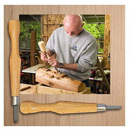 Wood Carving Kit with 10 Basswood Blocks and 8 Piece Set N617