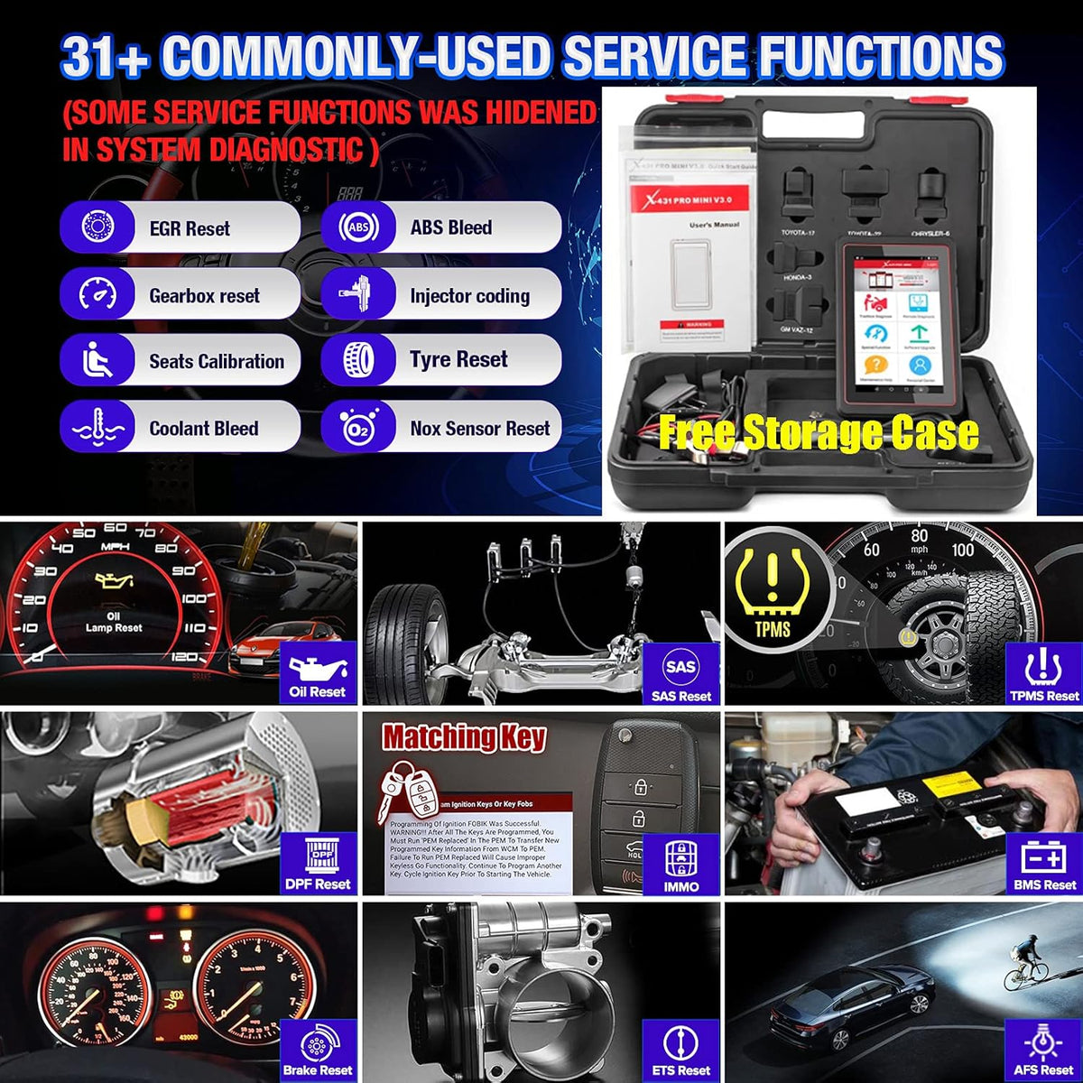 2022 Bidirectional Automotive Diagnostic Scanner S77951