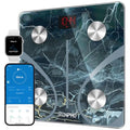 Smart Scale Digital Bathroom Scale Body Fat Scale Body Composition Monitor Health Analyzer 400 lbs D7515