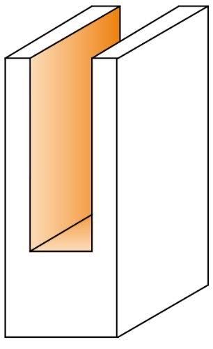 Carbide Straight Bit 3/8-Inch Diameter 1/4-Inch Shank V161084