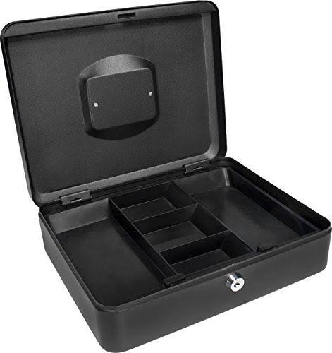 12-Inch Cash Box with Key Lock Q437