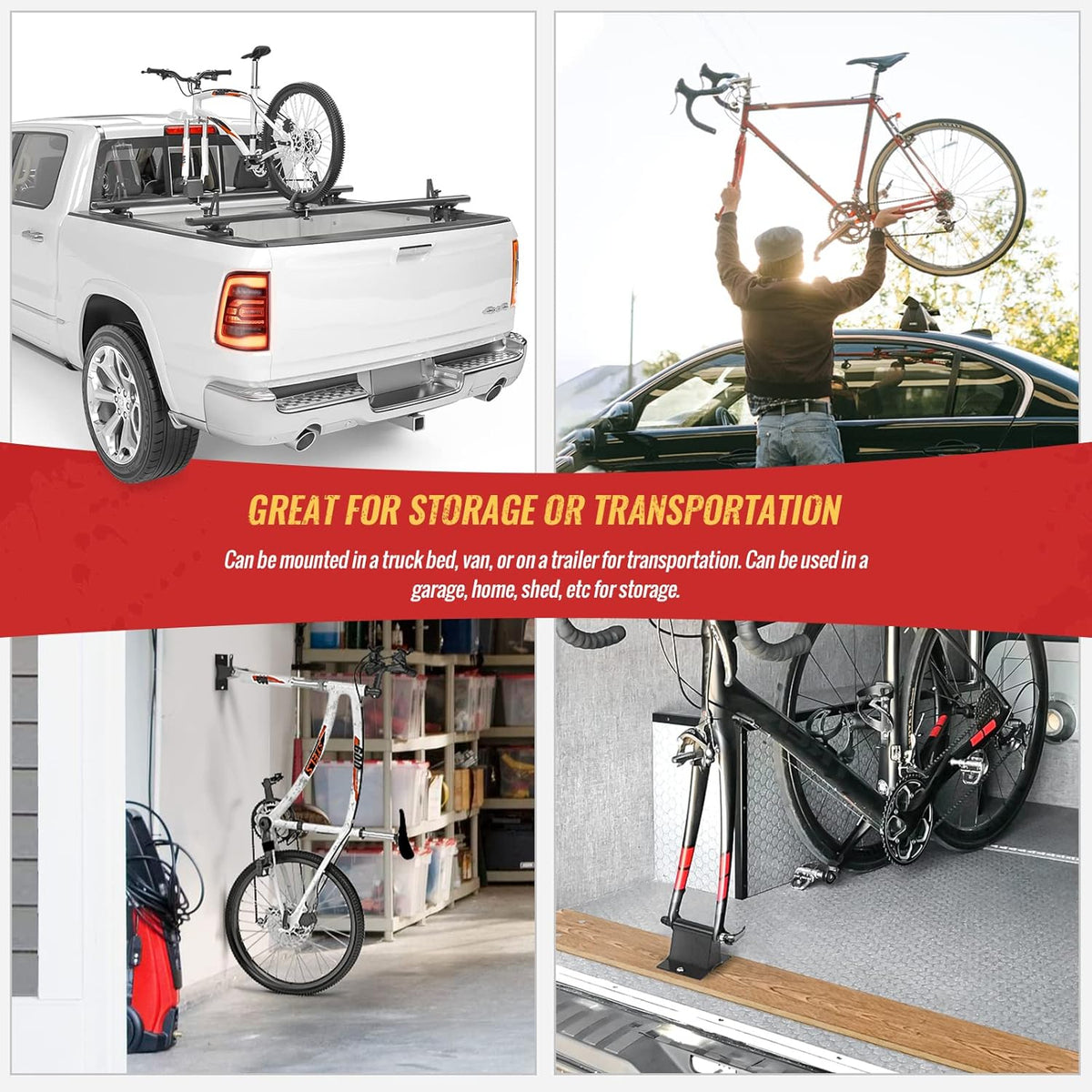 Universal Bike Carrier for Trucks SUV V72334