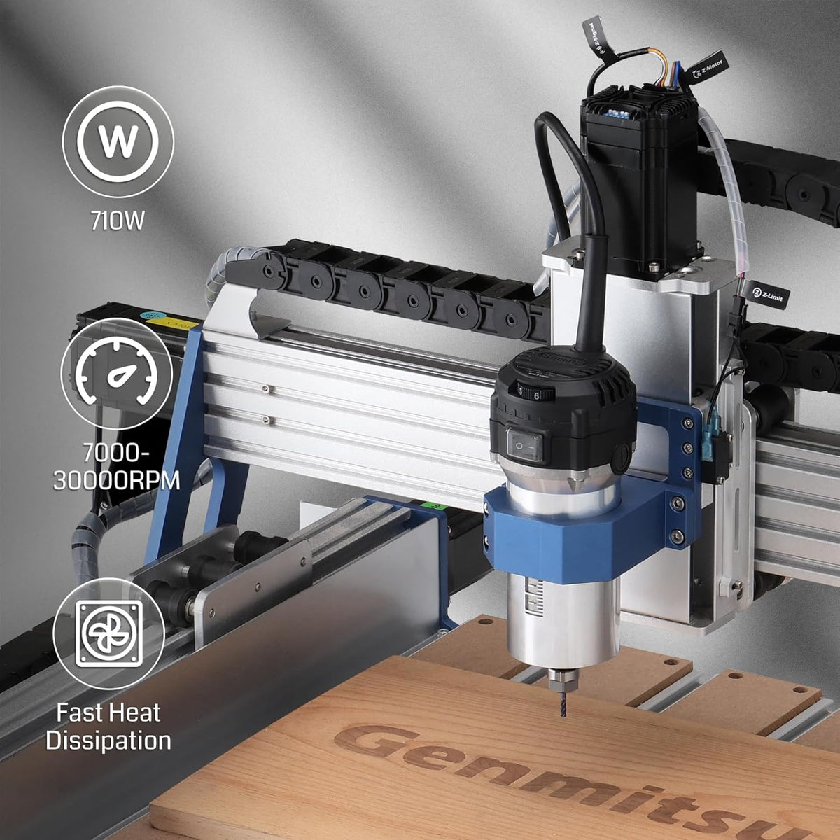 CNC Router Machine with 710W Spindle Motor P528