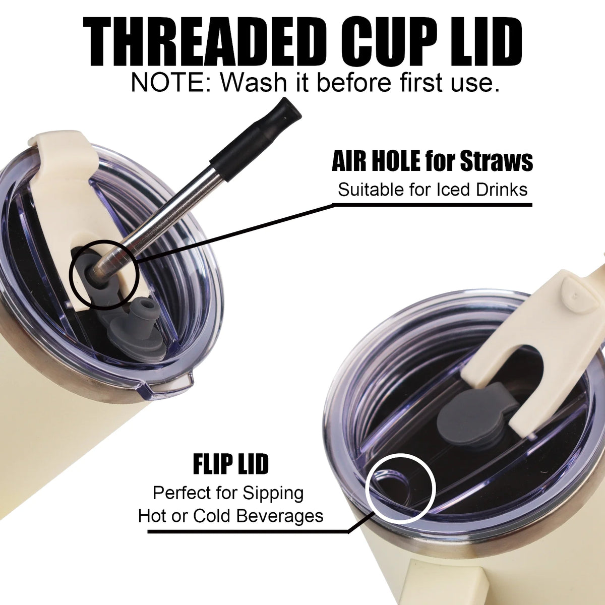 40 oz Insulated Stainless Steel Tumbler with Handle M777