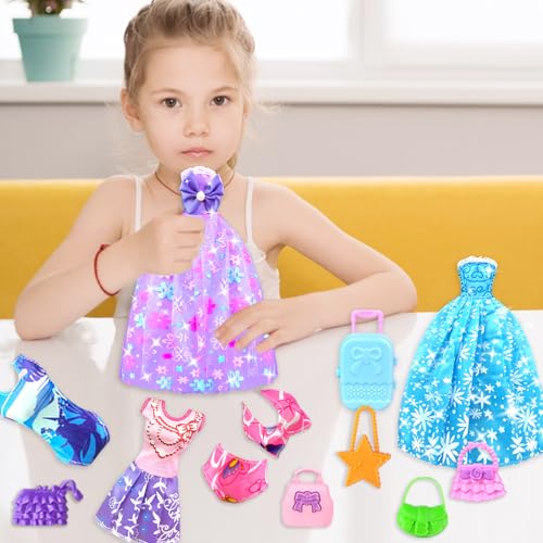 82PCS Doll Clothes and Accessories with Closet for 11.5 Inch Doll G180