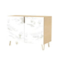 2 Doors Sideboard Cabinet with Golden Veins T708030