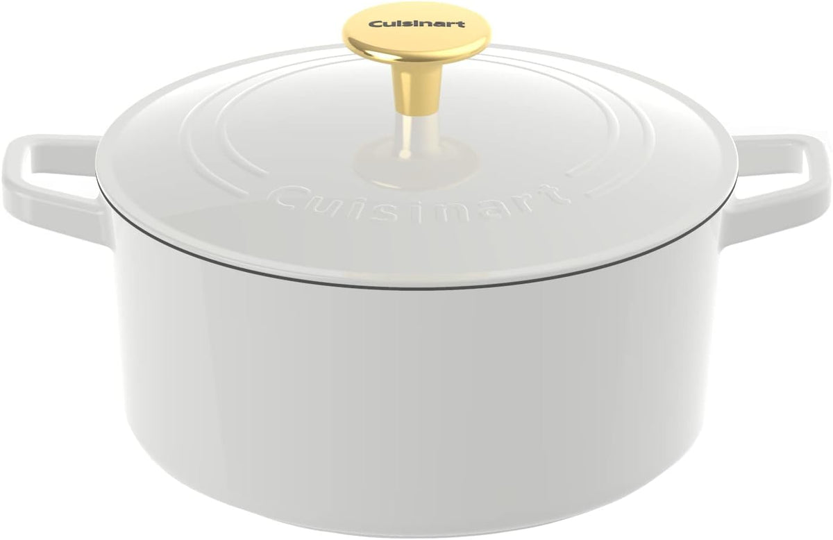 Enameled Cast Iron 7-Quart Round Covered Casserole Z817916