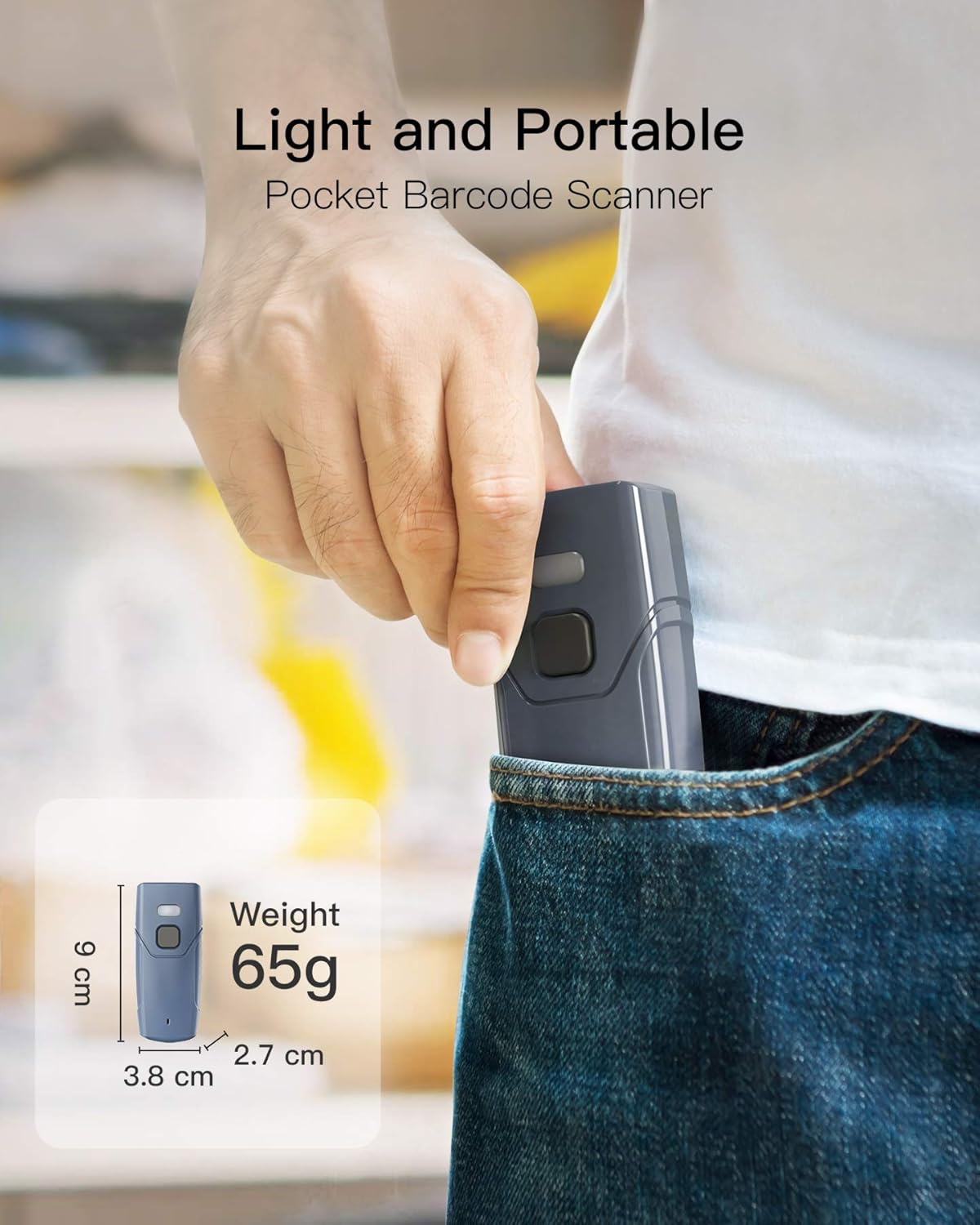 2D Bluetooth Barcode Scanner O485
