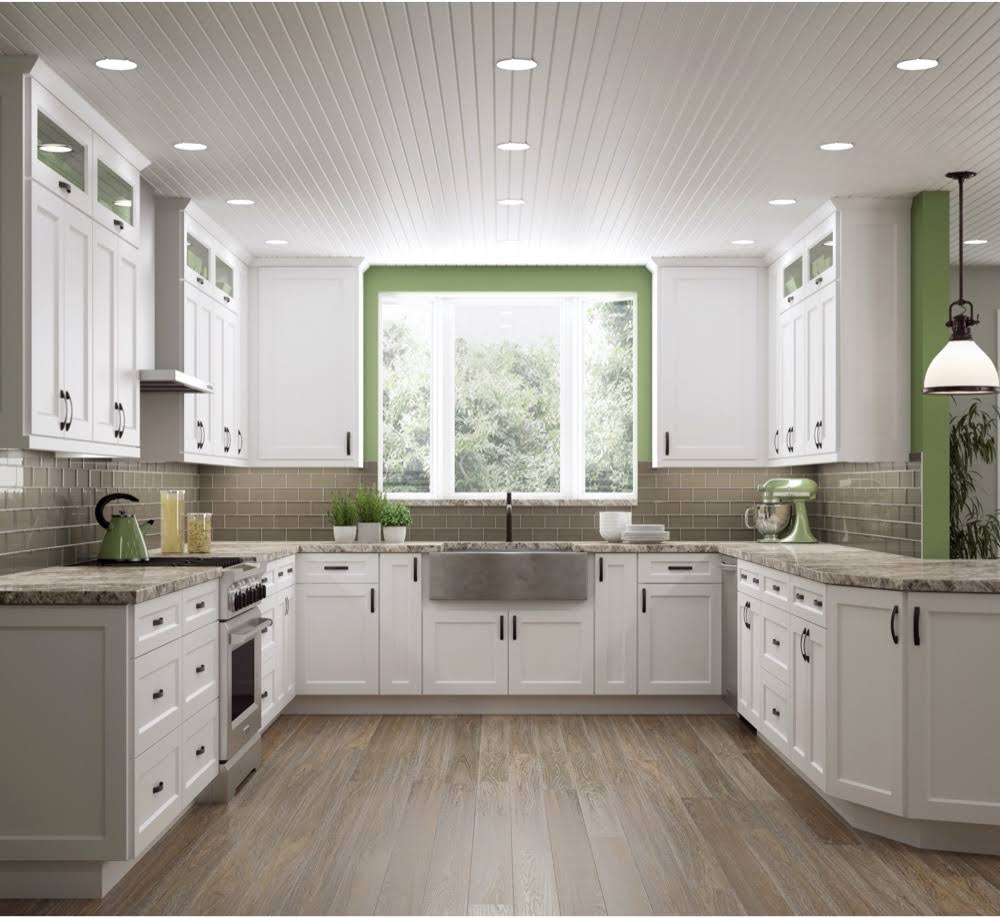 White 2 Doors 2 Shelves Wall Cabinet A24965