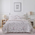 King Reversible Cotton Quilt Set with Shams J25942
