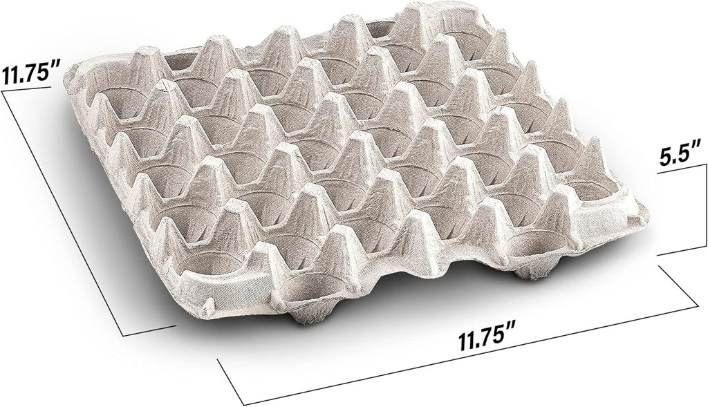 15 Pc Biodegradable Pulp Fiber Egg Cartons I103558