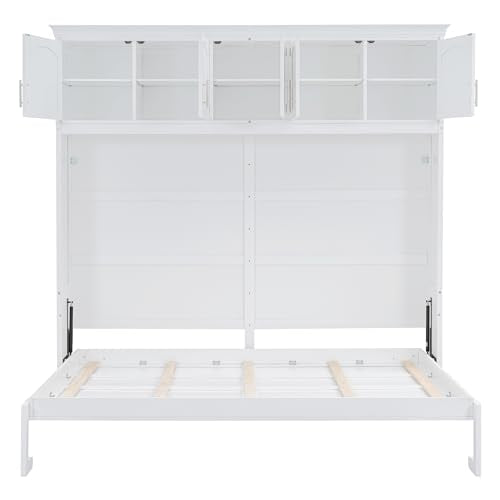 Full Size Murphy Cabinet Bed with Drawer M43136