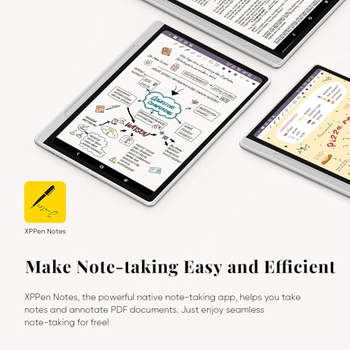 3 in 1 Color Digital Notebook 10.95'' Paper Note Taking Tablet with 16384 Pressure Levels Battery-Free Pencil 2 Magnetic Folio 6+128GB Z782