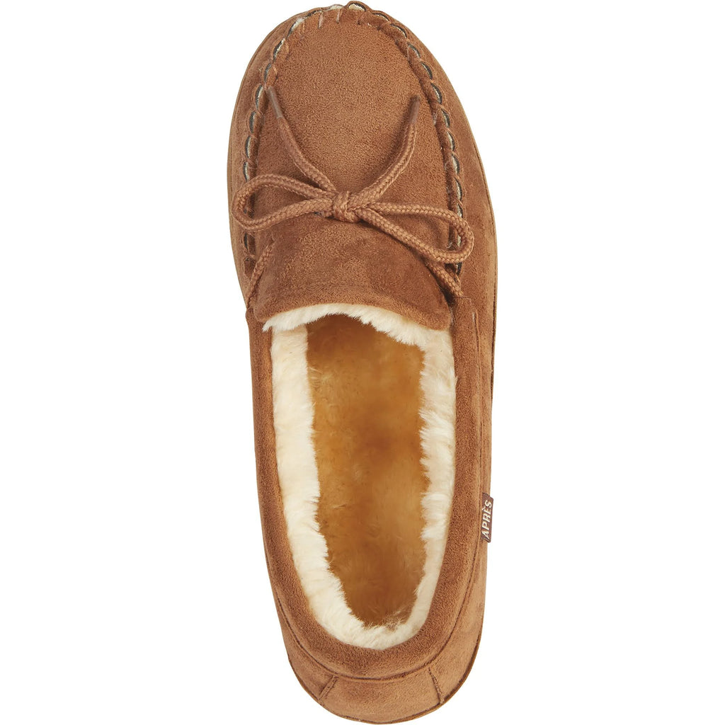 Brown Fleece Moccasins K91870