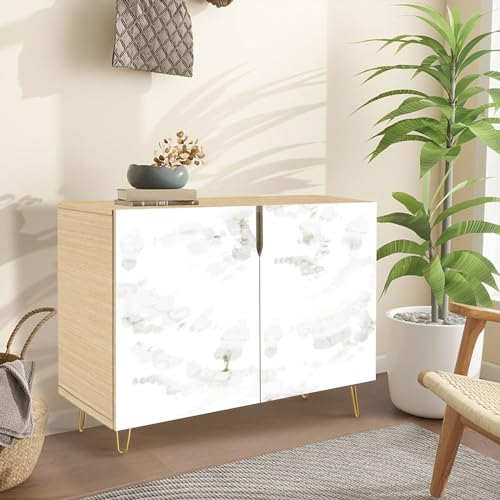 2 Doors Sideboard Cabinet with Golden Veins T708030