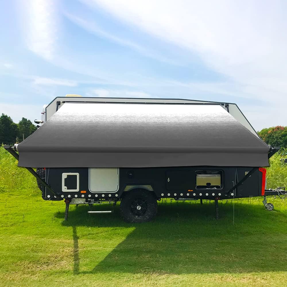 Blue 16oz Vinyl RV Awning Fabric Replacement 14 Feet P997
