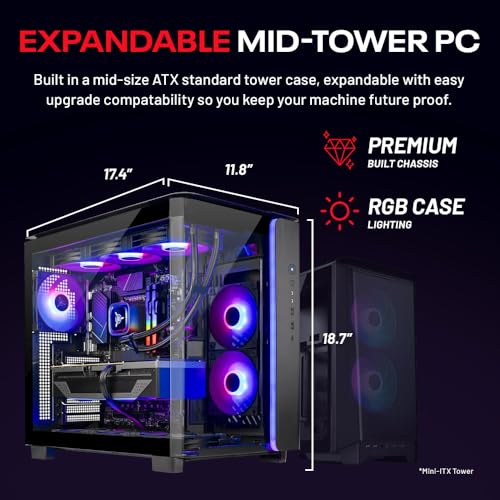 Ryzen 7 9700X RTX 5070 12GB 32GB DDR5 RAM 1TB SSD Gaming PC Desktop R3576