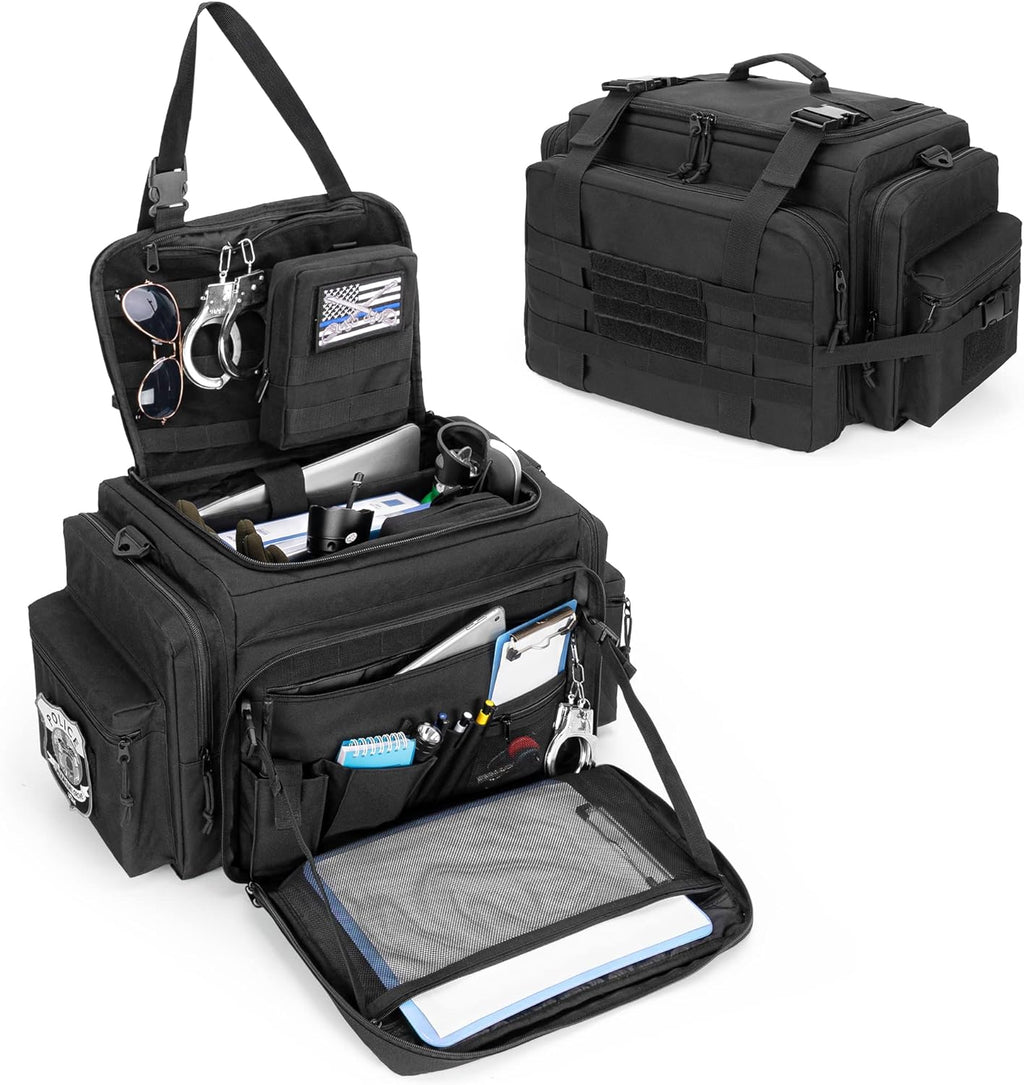 Black MOLLE Compatible Patrol Bag O270929
