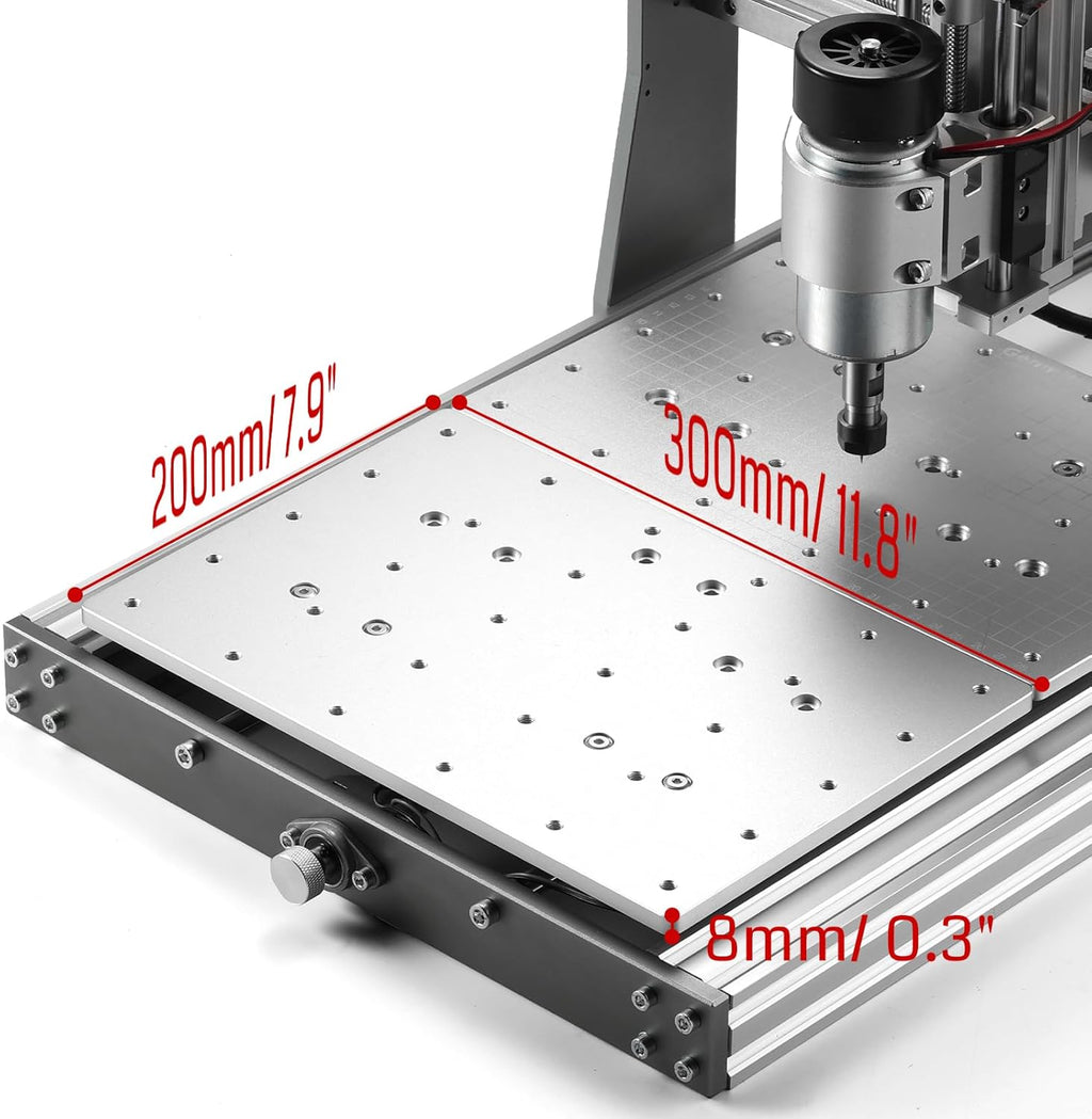 CNC Router Machine with Aluminum Spoilboard B452