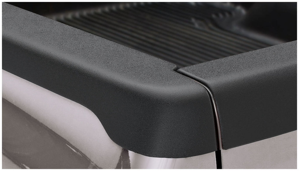 Black Smooth Finish BedRail Caps 2-Piece Set A140