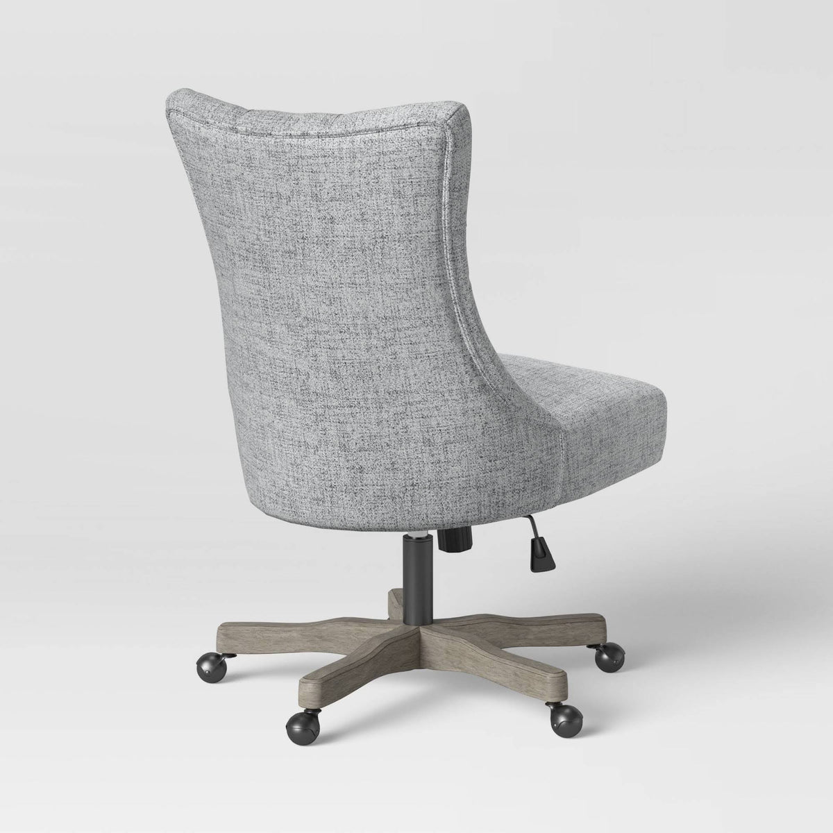 Tufted Back Office Chair Light Gray H65326