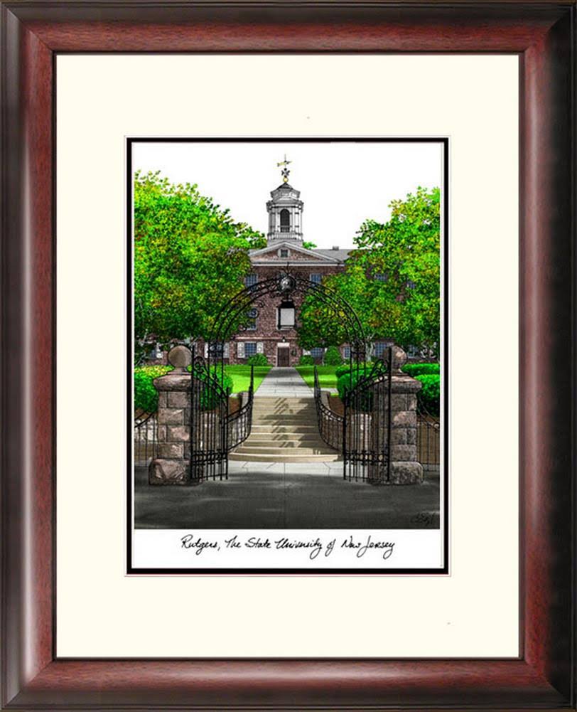 Framed Lithograph B834