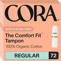 100% Organic Cotton Unscented Non-Applicator Tampons W368