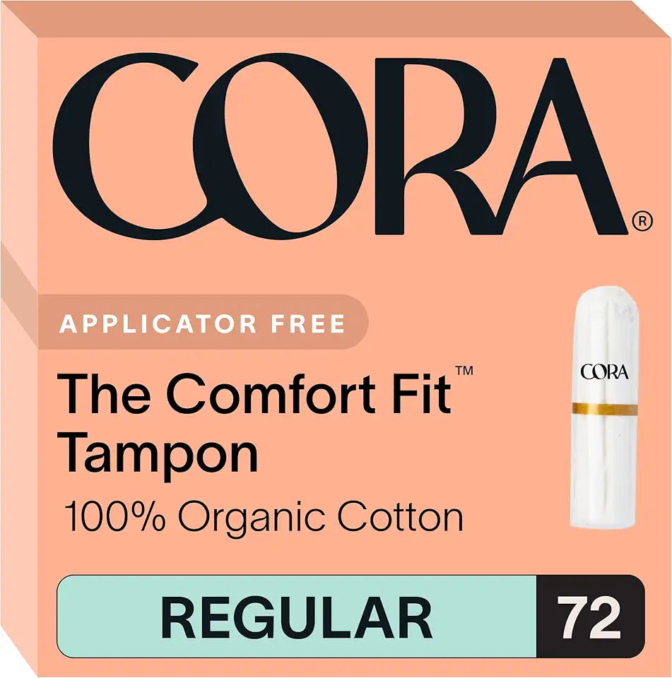 100% Organic Cotton Unscented Non-Applicator Tampons W368