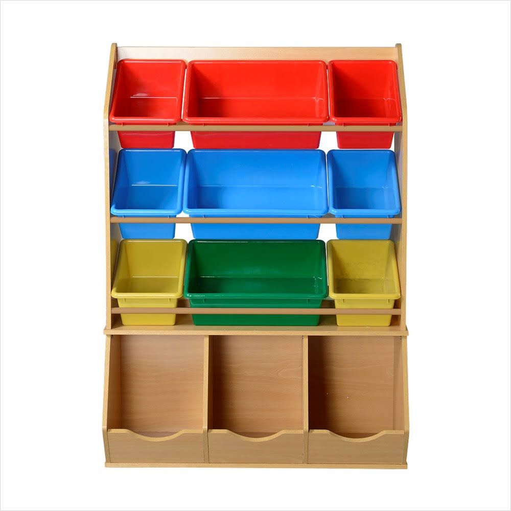 12 Bin Organizer with Nine Removable Plastic Bins A4086