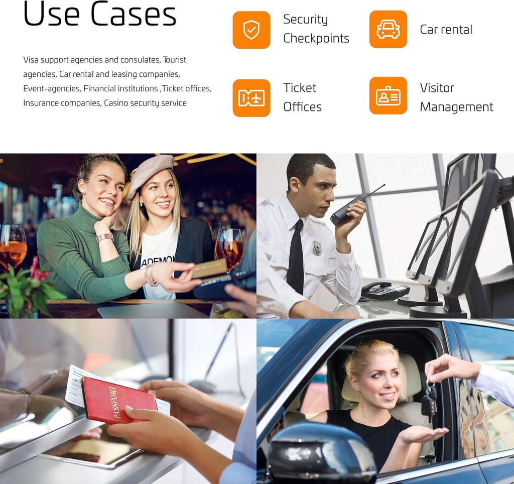 Passport and Driver's License Scanner with Global Software O18585