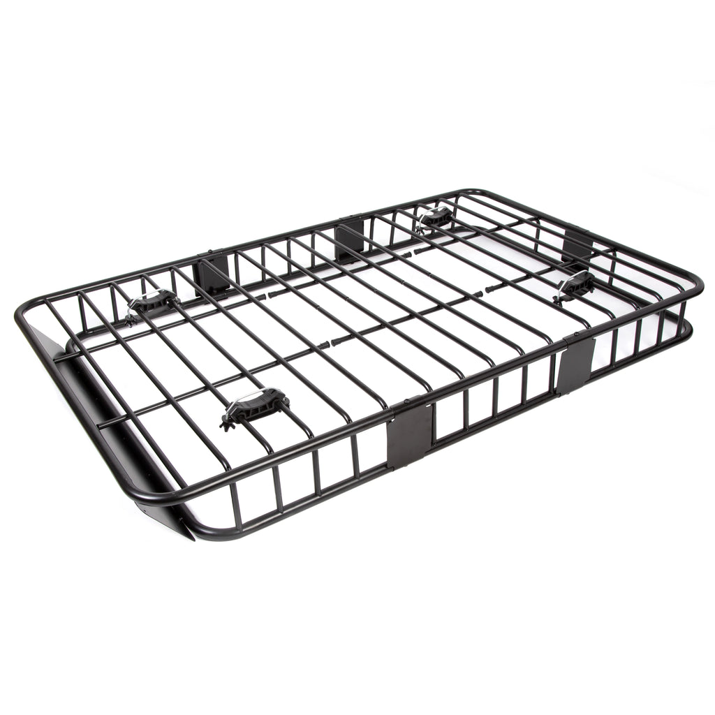 67" Expandable Car Top Roof Rack Cargo Basket Carrier S111989