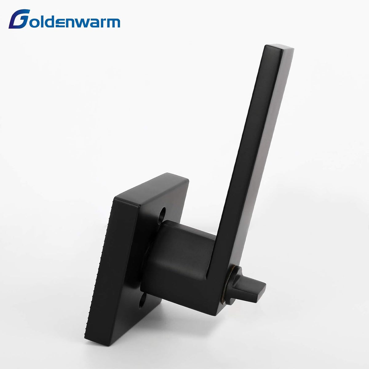 Black Door Handles with Lock, 2 Pack R364