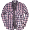 Men's Sherpa-Lined Flannel Button-Up Jacket X9780