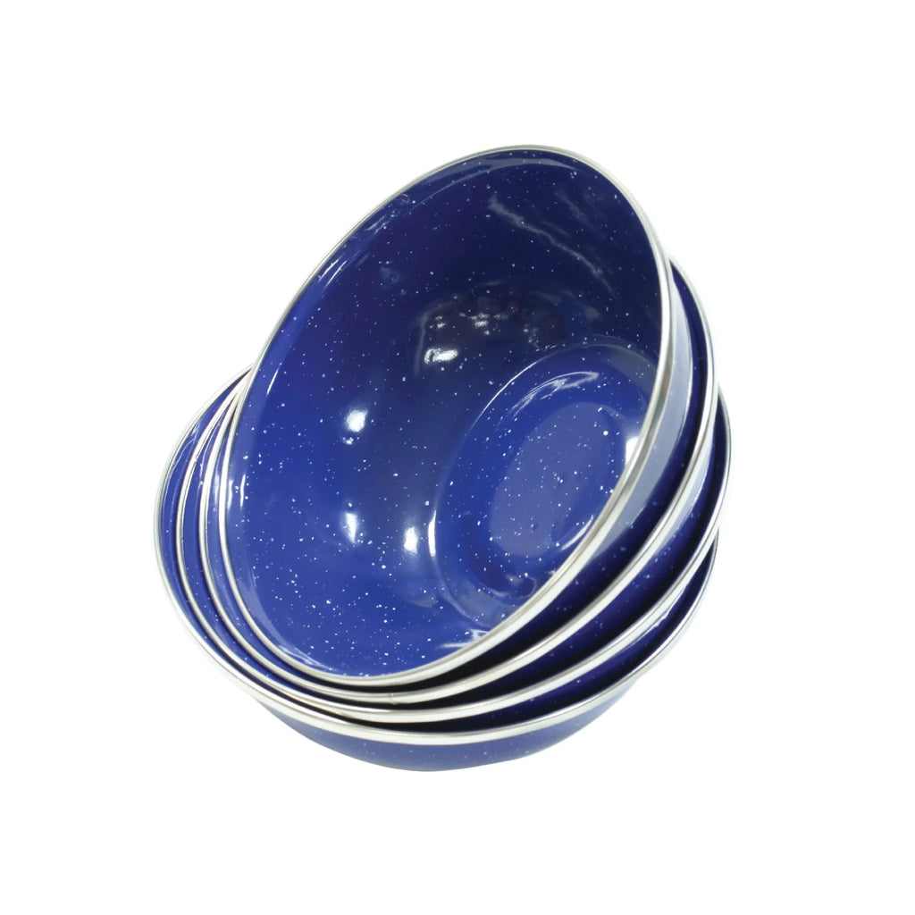 24 Piece Enamel Camping Tableware Set X68576