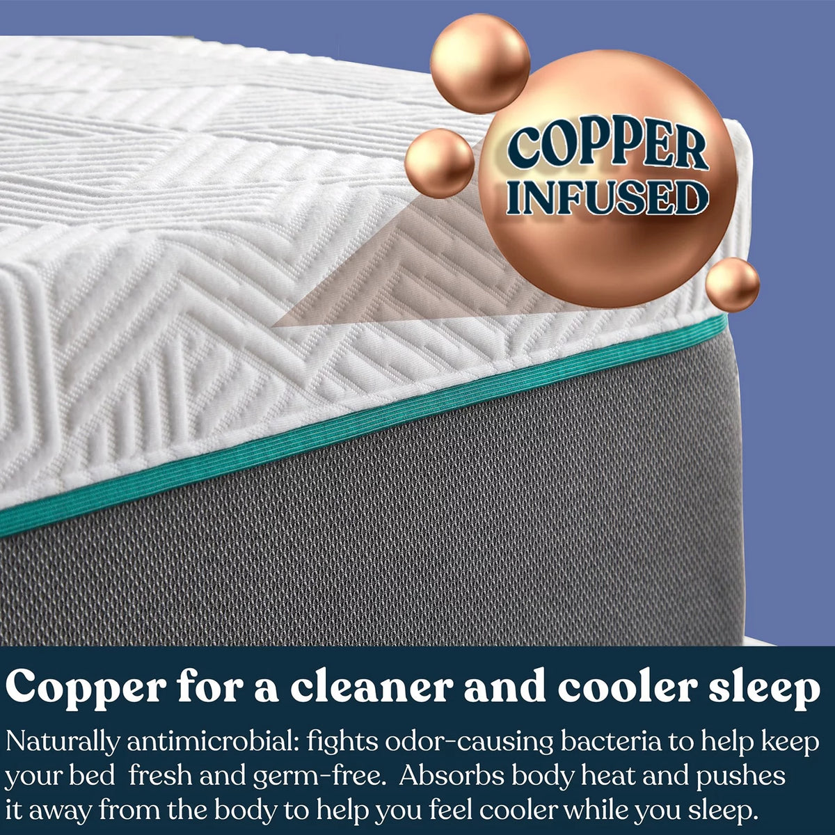CopperCool Medium Hybrid Mattress Twin P576343