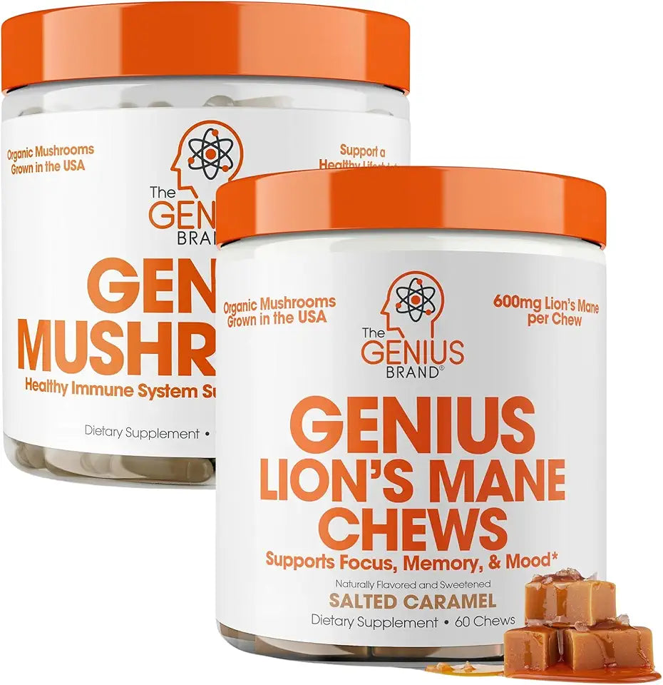 Lion's Mane Soft Chews & Mushroom Supplement C9569