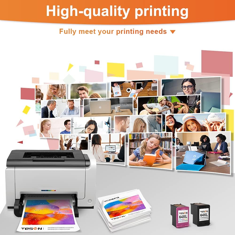 Remanufactured 64XL Ink Cartridge 2 Pack (1 Black + 1 Color) Q42775