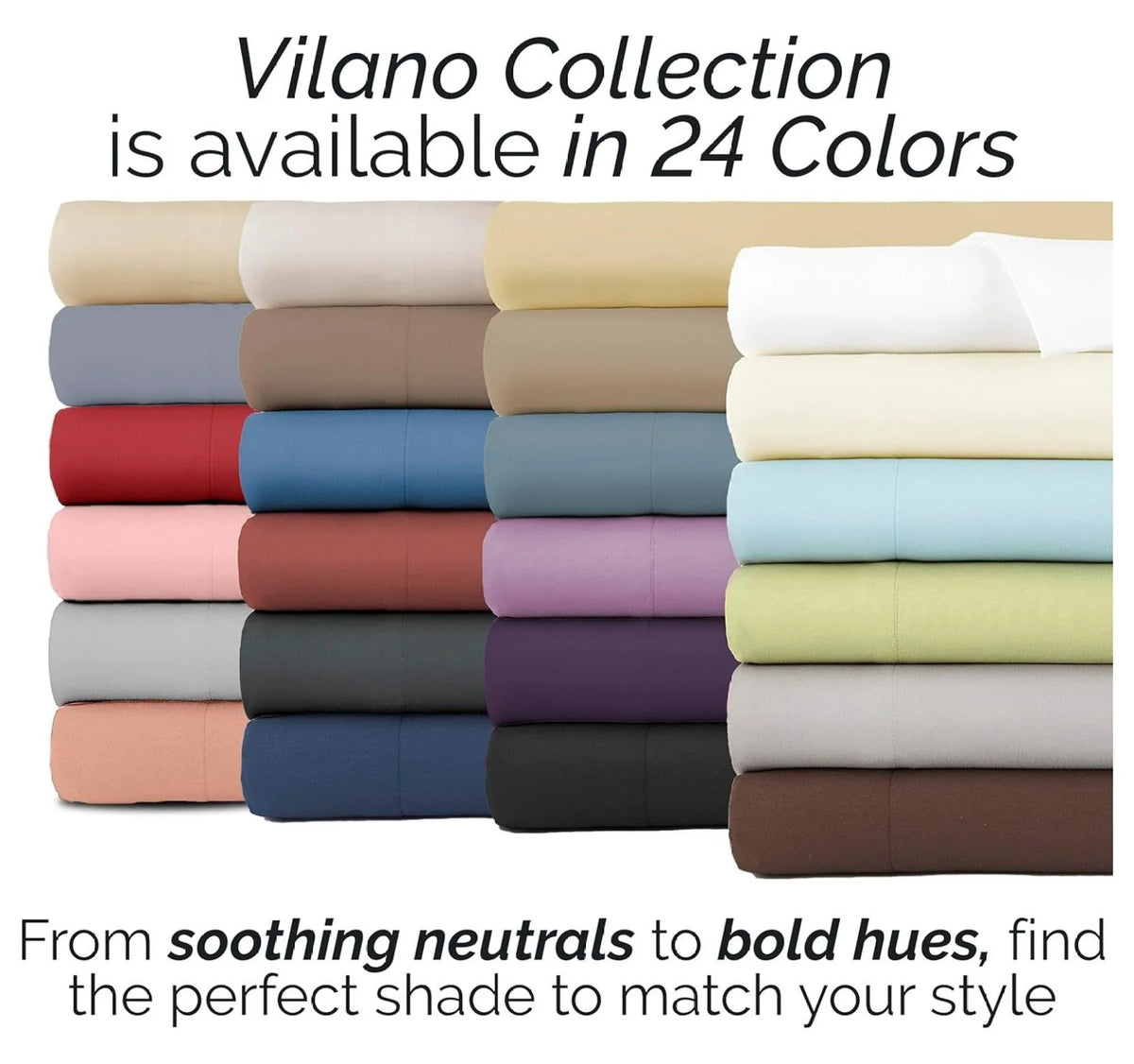 6-Piece Full Size Extra Deep Pocket Sheet Set with Flat and Fitted Sheet, 4 Pillowcases O26213