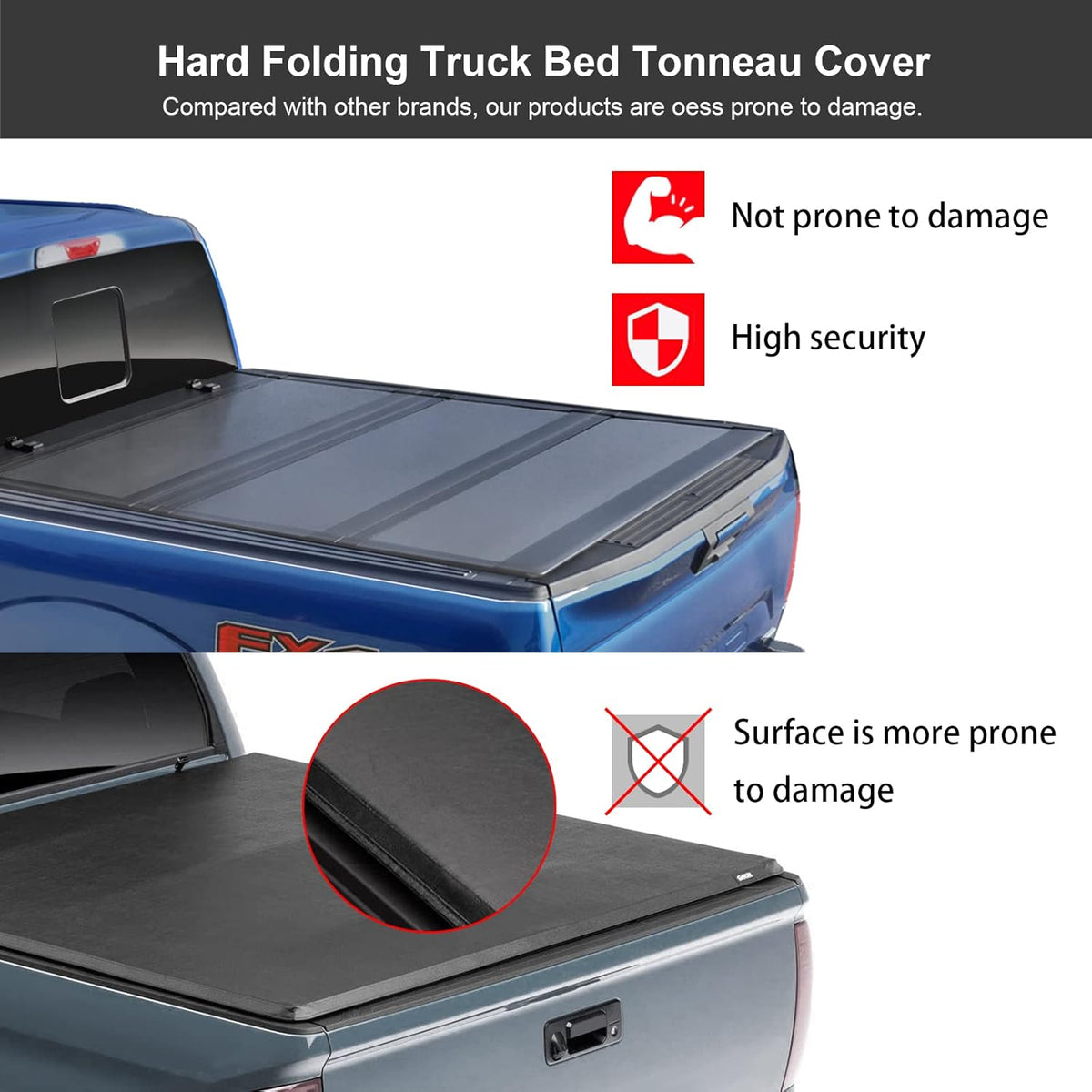 Hard Folding Truck Bed Tonneau Cover L4754